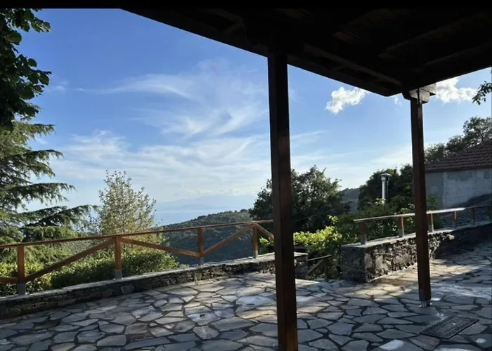 Vilă οξυγόνο πέτρινο εξοχικό στη πηλίου *